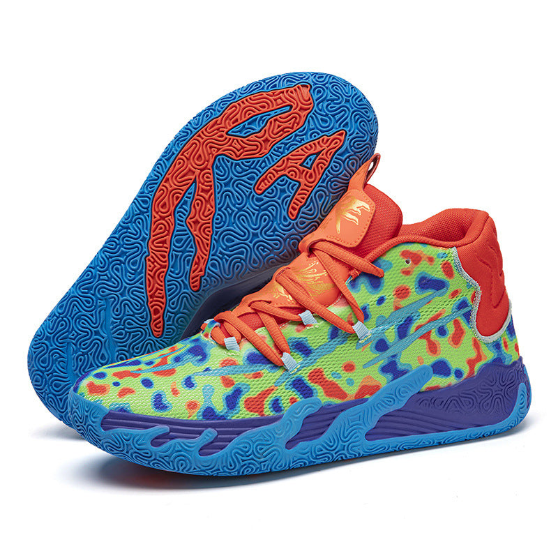 High-Top Basketball Shoes for Men and Women, Durable