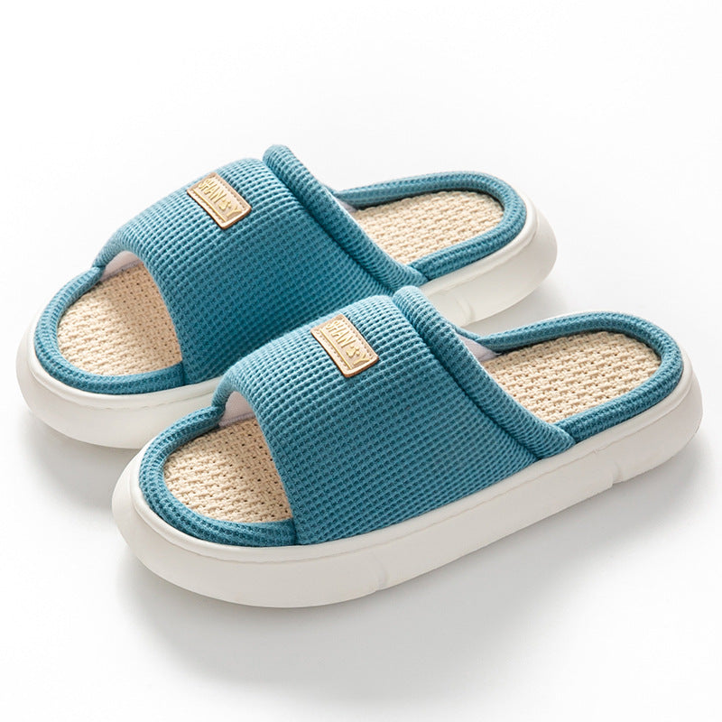 Linen-Cotton Slippers for All Seasons