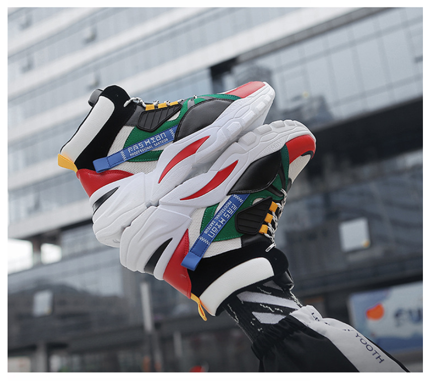 Men's High-Top Athletic Shoes for Fall Running