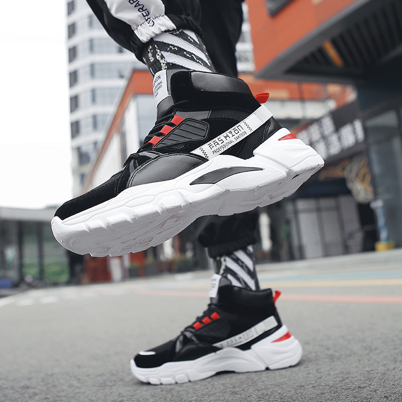 Men's High-Top Athletic Shoes for Fall Running