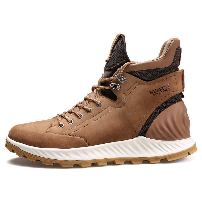 High-Top Waterproof Tooling Shoes for Autumn