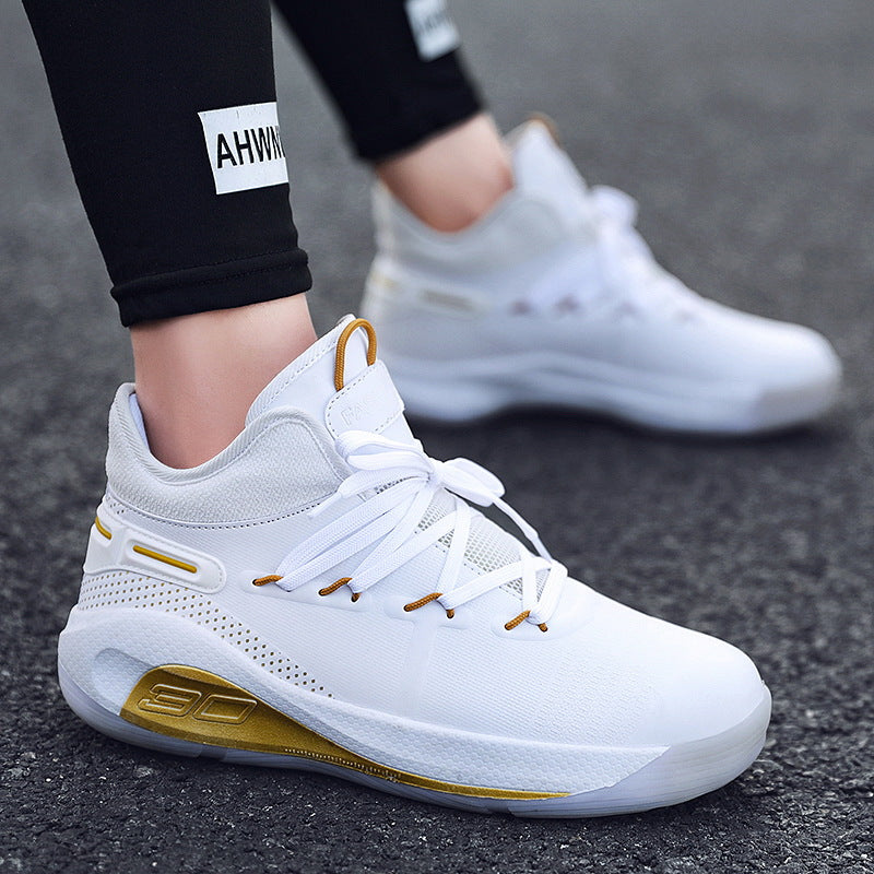 New High-Top Basketball Shoes for Couples (Men's Size)