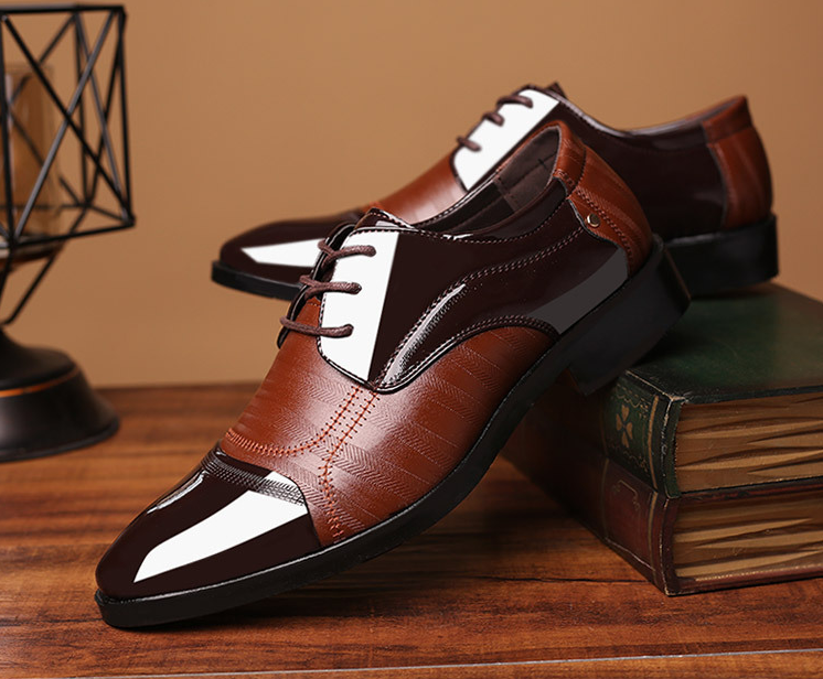 Men's Leather Dress Shoes in Large Sizes