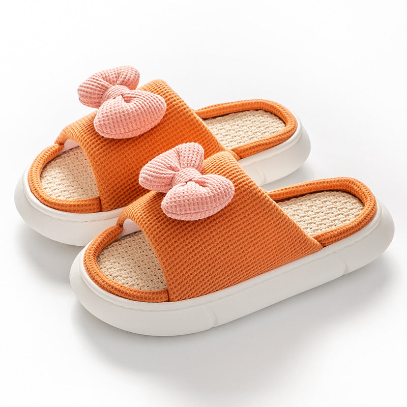 Linen-Cotton Slippers for All Seasons