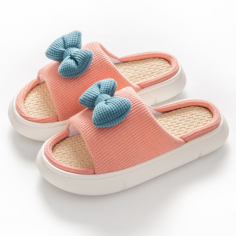 Linen-Cotton Slippers for All Seasons