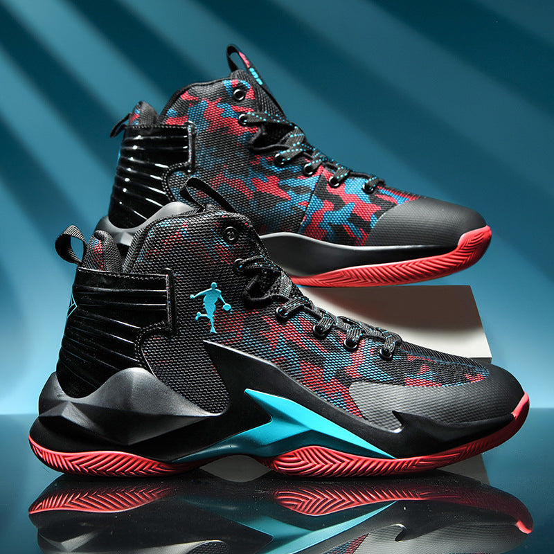 Summer High-Top Mesh Basketball Shoes for Students