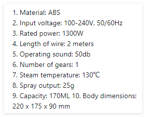 Household Small Portable Steam Iron Ironing Clothes