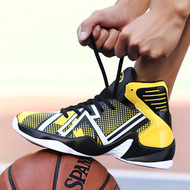 High-Top Basketball Shoes for Men in Large Sizes