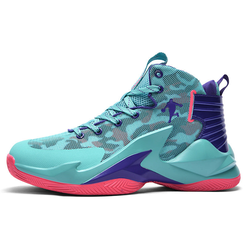 Summer High-Top Mesh Basketball Shoes for Students