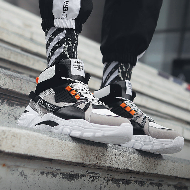 Men's High-Top Athletic Shoes for Fall Running
