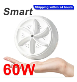 Portable 60W Turbo Ultrasonic Washer for Travel (One Set)