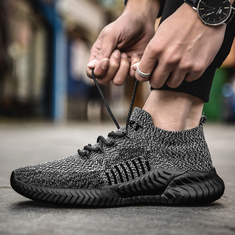 Breathable Outdoor Running Shoes for Men (Knitted)