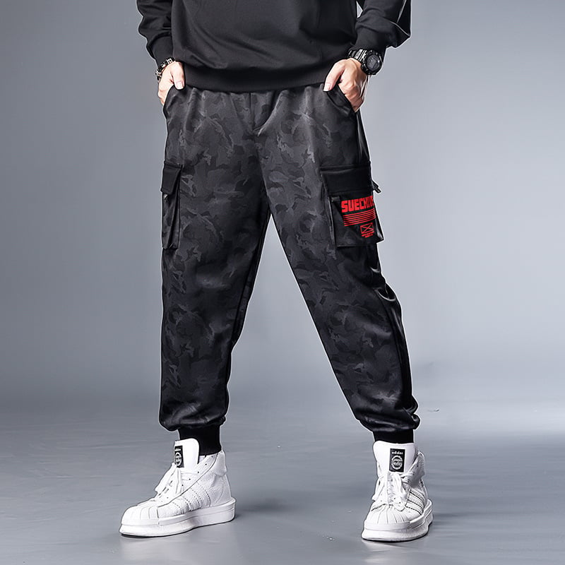 Men's Loose Sports Pants for Plus Sizes
