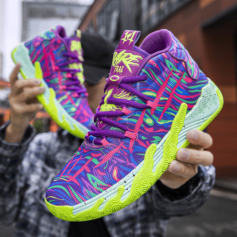 High-Top Basketball Shoes for Men and Women, Durable