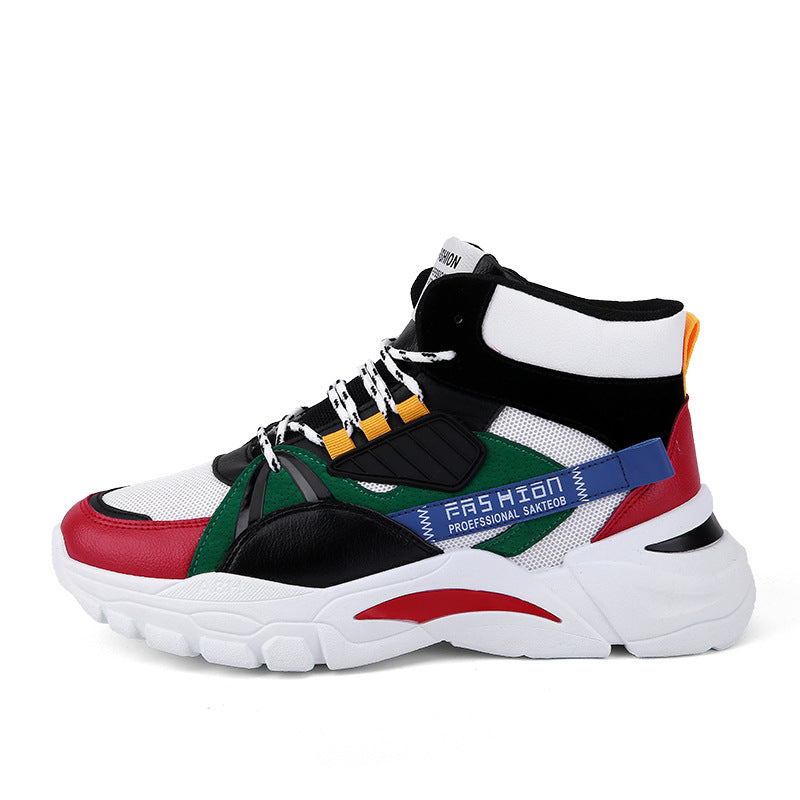 Men's High-Top Athletic Shoes for Fall Running