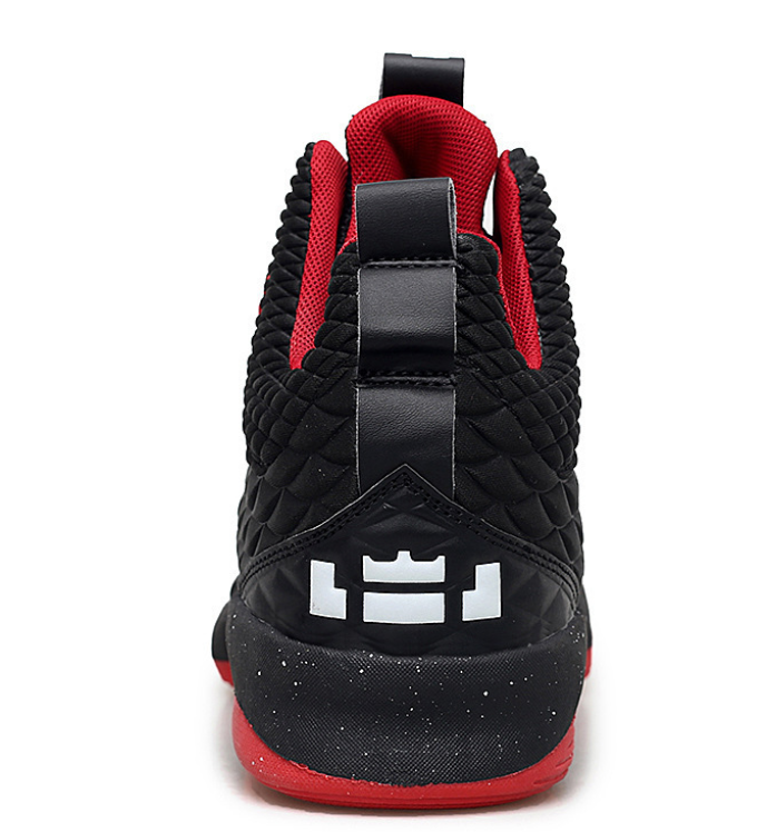 Cushioned High-Top Basketball Shoes for Outdoor Sports