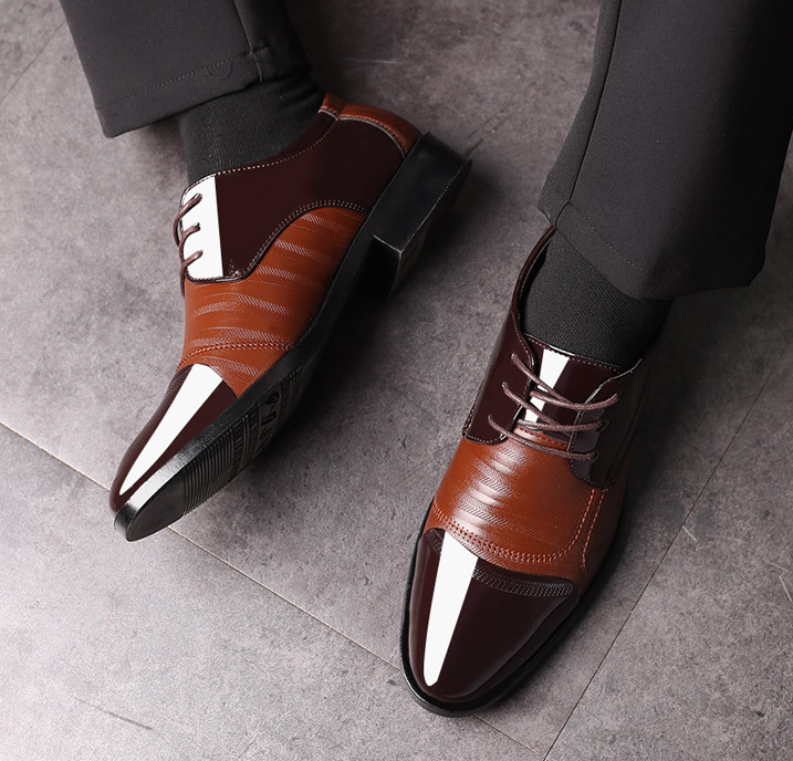 Men's Leather Dress Shoes in Large Sizes