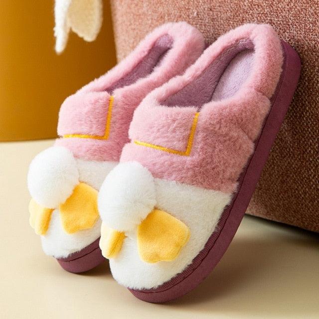 Couples Plush Fur Slippers