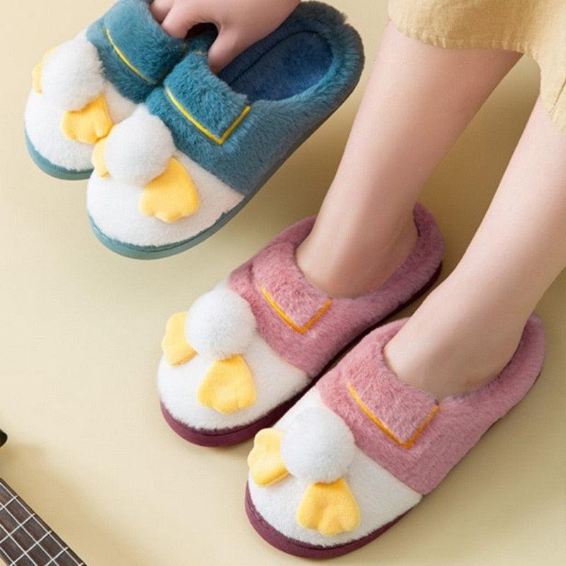 Couples Plush Fur Slippers