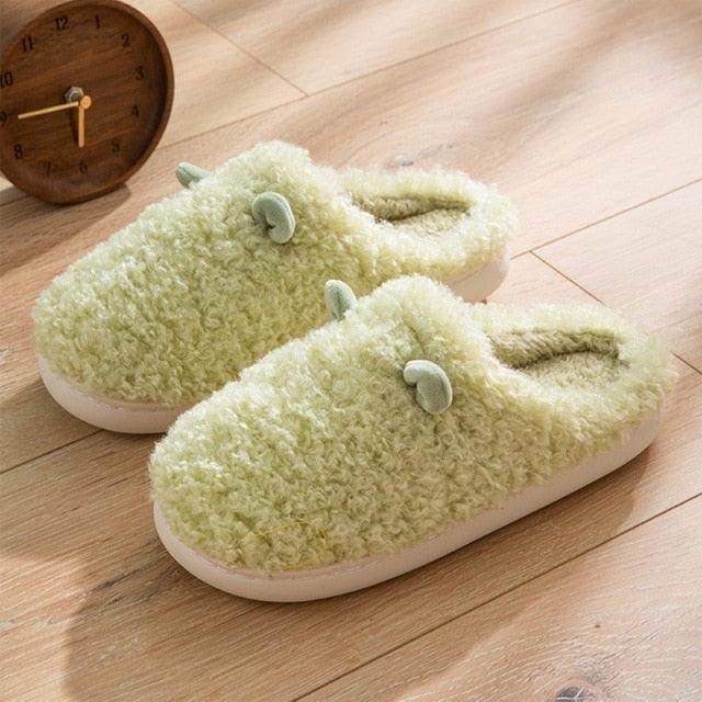 Couples Plush Fur Slippers