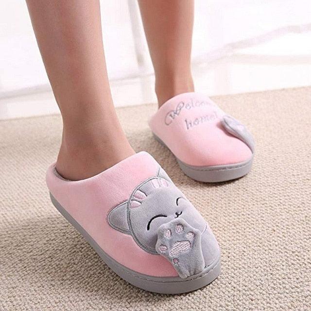 Couples Plush Fur Slippers