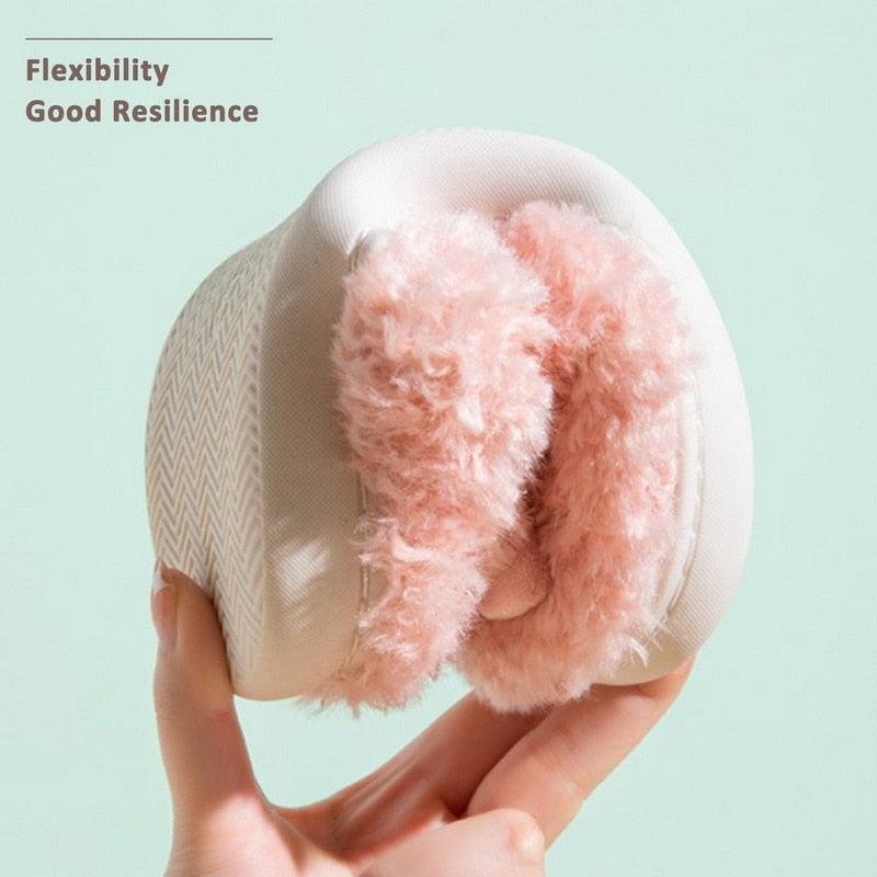 Couples Plush Fur Slippers