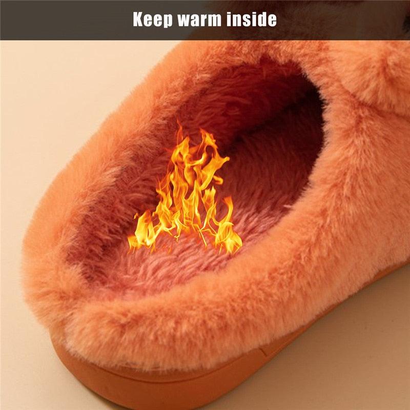 Couples Plush Fur Slippers