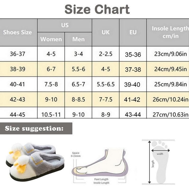 Couples Plush Fur Slippers