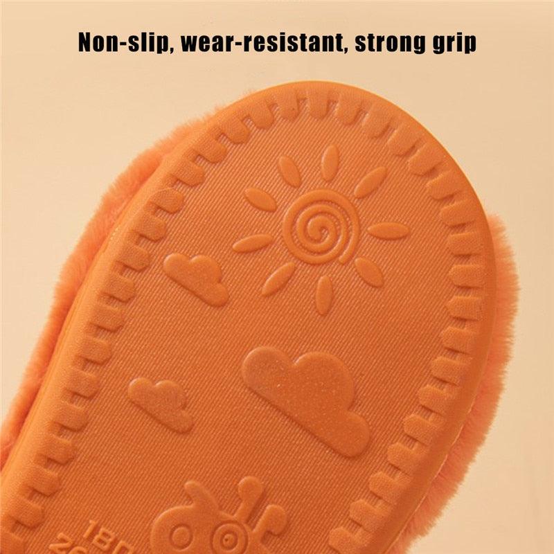 Couples Plush Fur Slippers