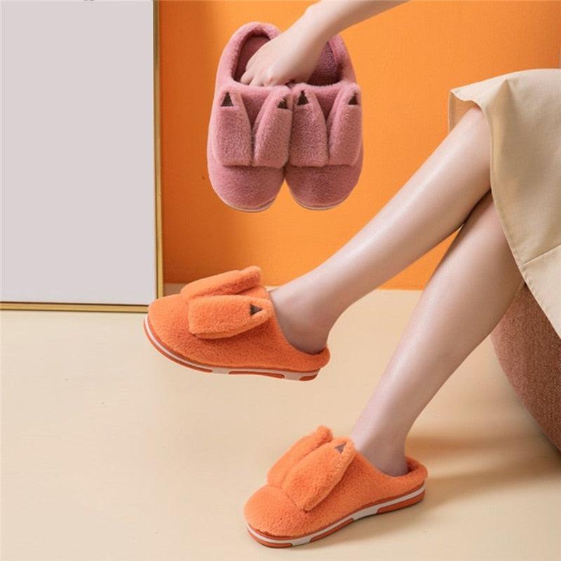 Couples Plush Fur Slippers