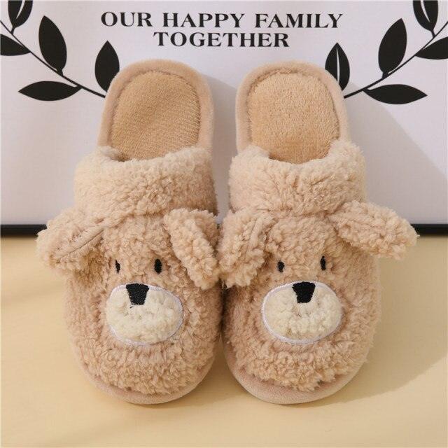 Couples Plush Fur Slippers