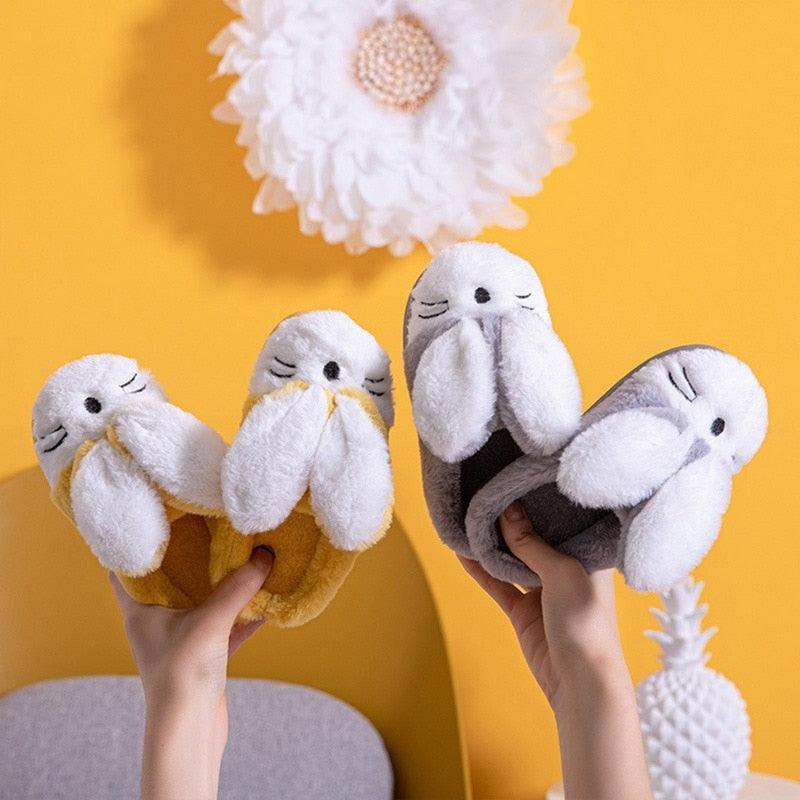 Couples Plush Fur Slippers