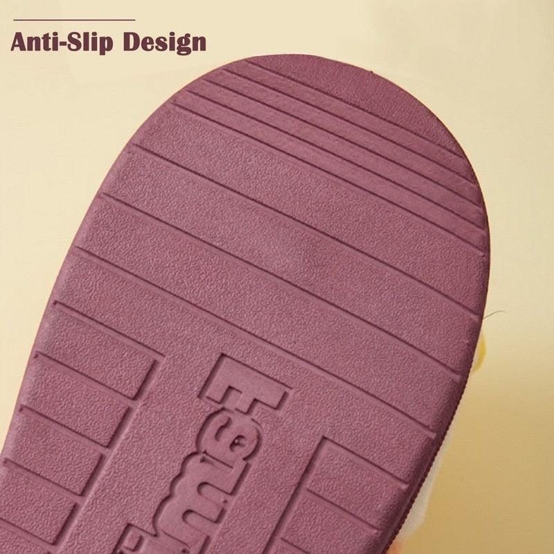 Couples Plush Fur Slippers
