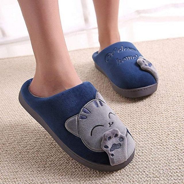 Couples Plush Fur Slippers