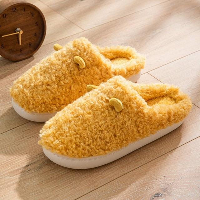 Couples Plush Fur Slippers