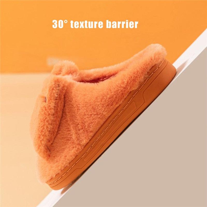 Couples Plush Fur Slippers