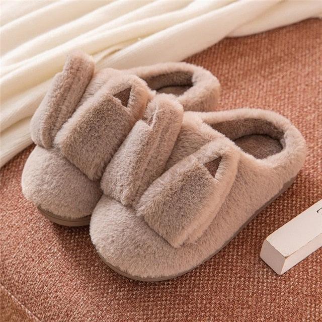 Couples Plush Fur Slippers