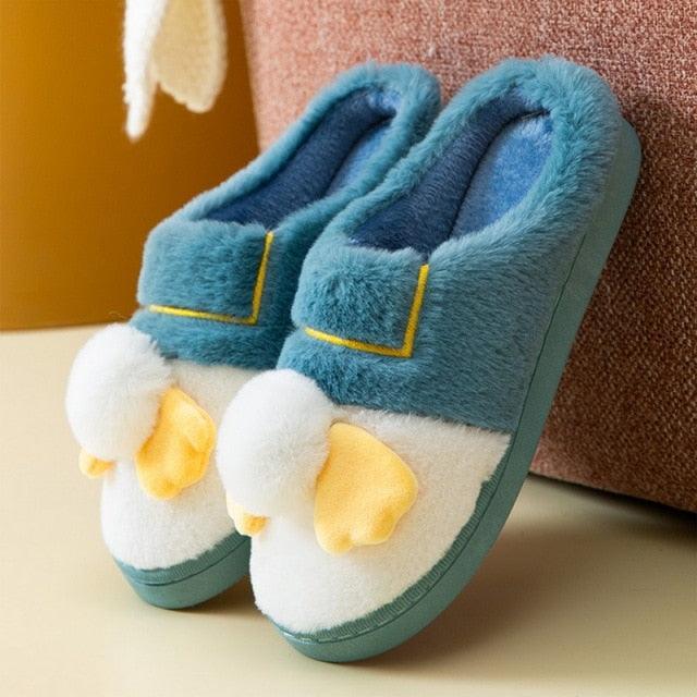 Couples Plush Fur Slippers