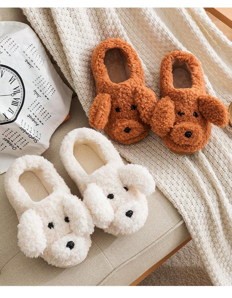Couples Plush Fur Slippers