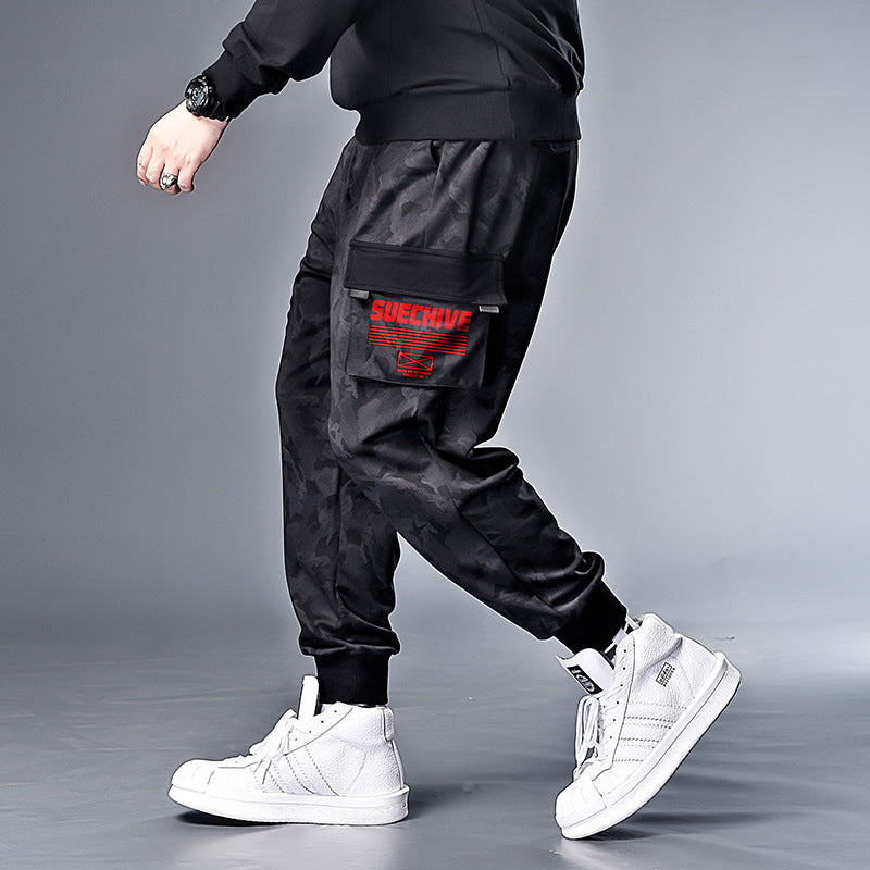 Men's Loose Sports Pants for Plus Sizes