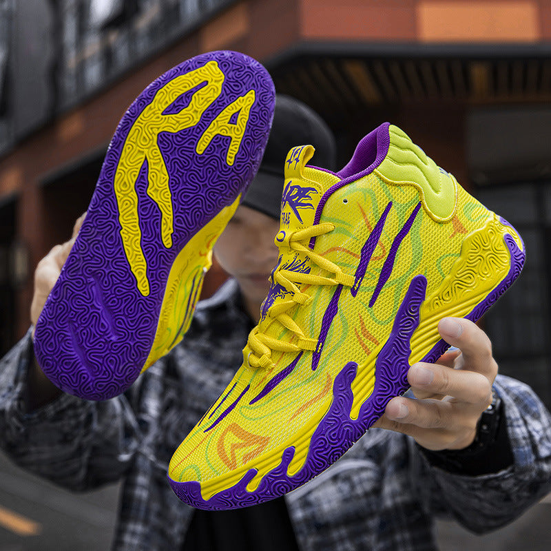 High-Top Basketball Shoes for Men and Women, Durable