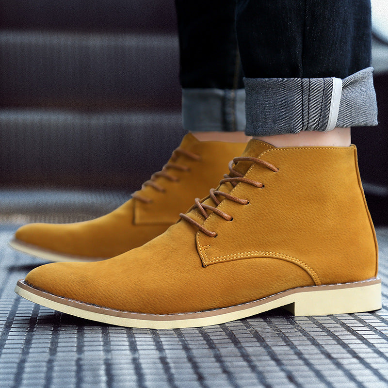 2019 Men's High-Top Martin Boots in Large Sizes