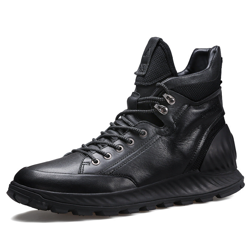 High-Top Waterproof Tooling Shoes for Autumn