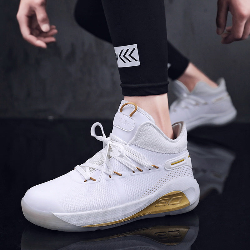 New High-Top Basketball Shoes for Couples (Men's Size)