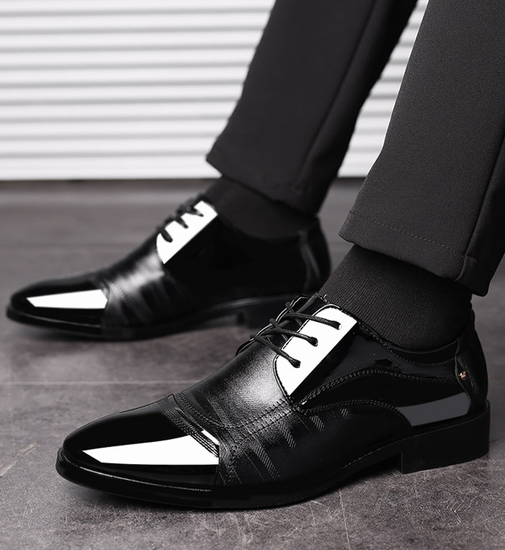 Men's Leather Dress Shoes in Large Sizes