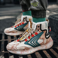 Men's Luminous Graffiti High-Top Sneakers