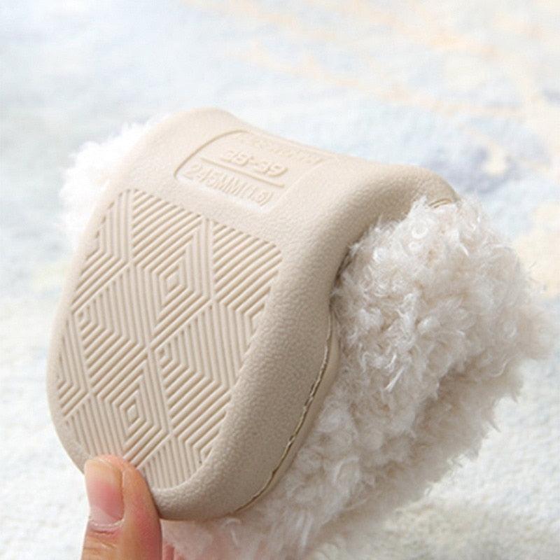 Couples Plush Fur Slippers
