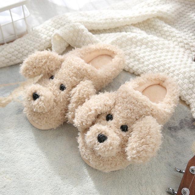 Couples Plush Fur Slippers
