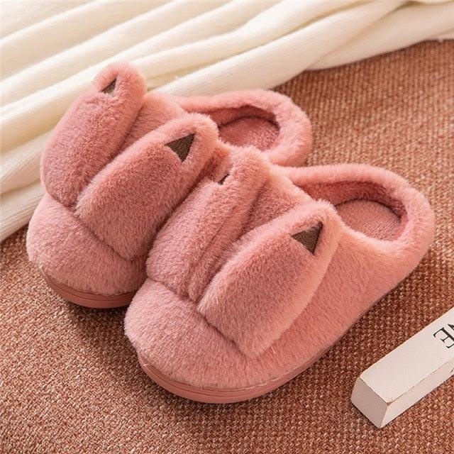 Couples Plush Fur Slippers
