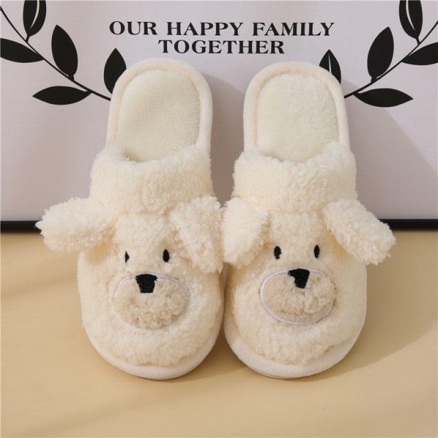 Couples Plush Fur Slippers